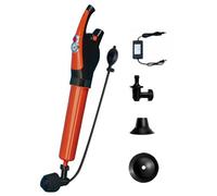 Pistola Elettrica A Stantuffo Per Wc,Pompa Ad Alta Pressione Per Scarico Dell'Aria, Attrezzatura Per Dragare Pneumatica Per Vasca Da Bagno Intasata, Lavandino, Scarico A Pavimento orange