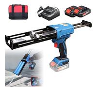 Pistola elettrica per sigillatura, applicatore adesivo senza fili, 12 V, forza 8000N, design senza gocciolamento, per sigillatura e riempimento senza soluzione di continuità a casa e ufficio, batteria