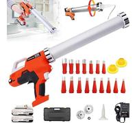 Pistola elettrica per sigillatura con batteria al litio, 21 V, senza fili, per colla morbida/dura, con scatola di plastica