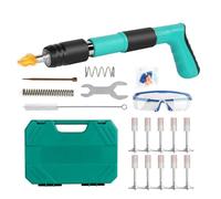 Pistola For Chiodi Manuale In Acciaio Mini Rivettatrice Pneumatica Cordless Soffitto Calcestruzzo Muro Ancoraggio Filo Dispositivo Di Scanalatura For Rivetti Utensile Elettrico Penetrazione Forte