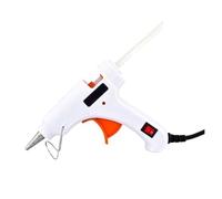 Pistola For Colla A Caldo Da 70 W Con Stick Di Trasparente 7 Mm Mini Elettrica For La Casa Strumento Riparazione For A Temperatura Calore Speciale Set Speciali Preriscaldamento Rapido(White)