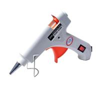 Pistola for colla a caldo in silicone da 20 W con stick di 7 mm Mini pistole industriali for uso domestico Temperatura calore Termo for fai te Artigianato Arti(White)
