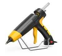 Pistola For Colla A Caldo Professionale Da 800 W Con Ugello In Rame. Utilizza Strumenti Di Riparazione In Plastica Bastoncini 11 Mm Riscaldamento Rapido(800W-Switch-Yellow)