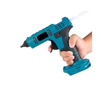 Pistola for colla a caldo senza fili 10 pezzi Nastro da 11 mm Batteria antiscottatura Ricaricabile Strumento di manutenzione fai te