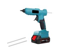 Pistola For Colla A Caldo Senza Fili Ricaricabile Con Riscaldamento Rapido 11mm Stick Utensili Elettrici For Riparazione Fai-da-te For Batteria Da 18 V Riscaldamento Rapido(One small battery)