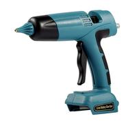Pistola For Colla Elettrica A Caldo Da 100 W Senza Fili For Batteria 21 V Ad Aria Calda For Saldatura Fai Te Display Digitale Stick Di 11 Mm Preriscaldamento Rapido(Blue Glue Gun Only)