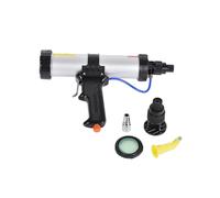 Pistola for colla pneumatica a cartuccia da 310 ml, pressione di esercizio 6 bar, pistola for for vetro, for calafataggio + valvola controllo per principianti uso fai da te