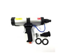 Pistola for colla pneumatica con tubo da 310 ml, 21,5-22,5 cm, 6 bar, 1 interfaccia rapida, valvola di controllo, 2 anelli tenuta Per uso fai da te