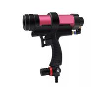 Pistola for colla pneumatica for vetro da 310 ml, strumento for pistola ad aria compressa regolabile, strumento for applicazione sigillante colla dura, strumento for pistola for calafataggio,Facile d