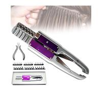 Pistola for estensione dei capelli 6D a 5 pin, strumenti for l'estensione dei capelli invisibili senza traccia