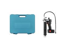 Pistola for grasso elettrica portatile 18V Strumento di riempimento olio 8000/10000PSI con pulsante di blocco LCD digitale Olio for siringa completamente automatico per principianti fai da te(500g Car