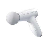 Pistola for massaggi in plastica con 3 velocità, mini pistola for massaggi ricaricabile, massaggiatore muscolare portatile, for uso domestico e in ufficio(Wit)