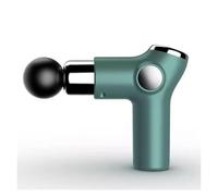 Pistola for massaggi in plastica con 6 velocità e 4 testine massaggianti, massaggiatore a percussione silenzioso e potente for alleviare il dolore.(Groen)