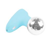 Pistola for massaggi in plastica con 6 velocità, mini massaggiatore muscolare portatile, silenzioso e potente, for il sollievo dal dolore(Blauw)