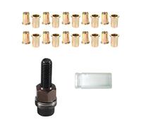 Pistola for rivetti manuali for testa for dadi M3, M4, M5, M6, M8, M10, M12, for rivettatrice manuale for 20 dadi in acciaio.(M12 Set)
