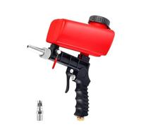 Pistola For Sabbiatura Pneumatica Regolabile Da 90 Psi, Macchina For Domestica Portatile 2,1 Libbre, Piccolo Strumento Pneumatico A Gravità Senza Fili Atomizzazione Ad Alta Precisione(SET-A)