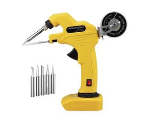 Pistola For Saldatore A Batteria Alimentazione Automatica Kit For Saldatura A Preriscaldamento Rapido Tenuto In Mano For Agli Ioni Di Litio 18V 20V Riscaldamento Preciso