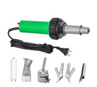 Pistola for saldatura in plastica da 1600 W, kit for torcia di con soffiante ad aria calda elettrico, saldatrice integrata for fogli PP/PE/PVC(With Welding tip)
