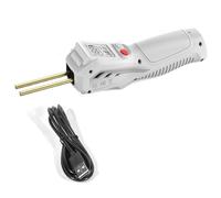 Pistola for saldatura plastica professionale da 500 W | Calore da 3 a 5 secondi for paraurti/cruscotti di auto/moto | 5000 mAh portatile e protezione dal surriscaldamento | Riparazione(White)