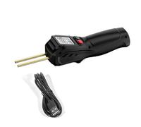 Pistola for saldatura plastica professionale da 500 W | Calore da 3 a 5 secondi for paraurti/cruscotti di auto/moto | 5000 mAh portatile e protezione dal surriscaldamento | Riparazione(Black)