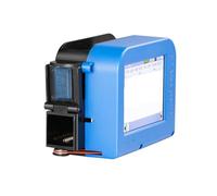 Pistola for stampa a getto d'inchiostro da 12,7 mm Barra QR Codice batch Data Logo Etichetta di scadenza Stampante a getto d'inchiostro termica portatile Mini portatile Stampa multiformato(Printer han