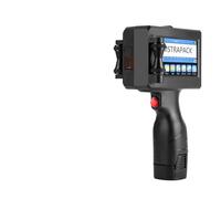 Pistola for stampante a getto d'inchiostro portatile da 12,7/25,4 mm, codice a barre QR, numero di data del lotto, logo, data di scadenza, macchina for la codifica non crittografata, 25 lingue(2 Cartr