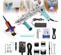 Pistola for Tufting con Tagliatappeti for 2 in 1 for Tagliare Pile e ad Anello, Alta velocità 5-40 Punti/Sec, for for Scolpire, Un Must for gli Amanti del