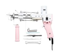 Pistola For Tufting Di Tappeti Elettrici Rosa, Macchina For Tessere, Dispositivo Floccaggio Professionale, Strumento For Ricamo, Attrezzatura For Maglieria Sicuro E Facile Da Usare