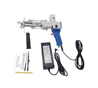 Pistola For Tufting Elettrico For Tappeti 2 In 1, Pistola Manuale For Tessitura Di Tappeti, Floccaggio, Strumento For Il Taglio Del Pelo Ad Anello, Tagliapeli(Blue)