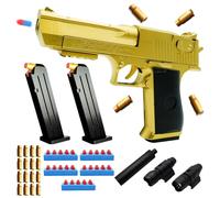 Pistola Giocattolo Bambini, Armi Giocattolo Pistole, Pistola per Bambini, Pistola Giocattolo Realistica, con Proiettile Morbido, Pistola Giocattolo a Proiettile di Schiuma Modello Desert Eagle