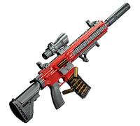 Pistola Giocattolo M416 Shell Ejection Soft Bullet Gun - EVA Soft Sniper Rifle, Blaster Weapon Toys per Giardino, Regalo di Compleanno per Ragazzi Ragazze Adolescenti - Rosso