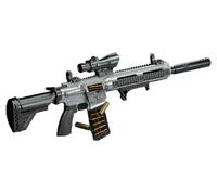 Pistola giocattolo, M416 Shell Ejection Soft Bullet Gun EVA Soft Sniper Rifle Gun, Blaster Weapon Toys Gun Kids Garden Game Giocattoli Regalo di compleanno per ragazzi ragazze adolescenti (argento)