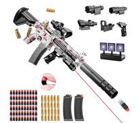 Pistola giocattolo per bambini, giocattolo morbido bullet gun M416, pistola in schiuma, ricarica manuale, pistola morbida per 12 + regali per bambini