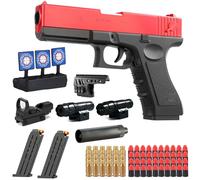 Pistola giocattolo per bambini, giocattolo morbido bullet gun M416, pistola in schiuma, ricarica manuale, pistola morbida per 12 + regali per bambini