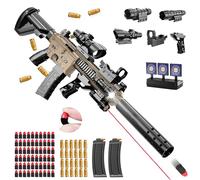 Pistola giocattolo per bambini, giocattolo morbido bullet gun M416, pistola in schiuma, ricarica manuale, pistola morbida per 12 + regali per bambini