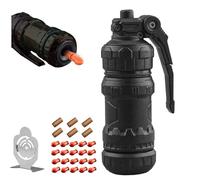 Pistola Giocattolo, Pistola Antistress in Metallo per Adulti Con 20 Proiettili Morbidi Mini Pistole a Proiettile Morbido Giocattolo Modi Di Gioco Multipli, Per Ridurre Lo Stress E L'ansia (Black)