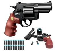Pistola Giocattolo, Pistole Giocattolo, Pistola Giocattolo per Bambini Con 24 Soft Bullet dai 8 Anni in Su per Ragazzi e ragazze Giochi all'aperto Carnevale Halloween Regalo