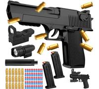 Pistola Giocattolo Realistica, Pistole Giocattolo di Schiuma Blaster a Proiettile Morbido, Soft Bullet Toy Gun Desert Eagle per il Gioco All'interno e All'aperto, Regali di Compleanno per 14+