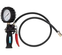 Fervi Pistola gonfiaggio gomme con manometro 0609 ø80 mm 0-12 bar attacco rapido tubo 1000 mm
