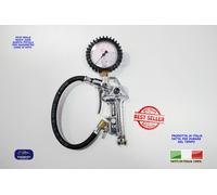 Pistola Gonfiaggio Pneumatici Gomme Professionale con manometro ruote gonfia per