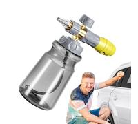 Pistola in schiuma per autolavaggio, tubo da giardino con cannone in schiuma, 1000 ml, per la pulizia del vetro 'auto, per ridurre il consumo di acqua