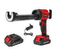 Pistola in Silicone Elettrico per Makita 18V Pistola per Colla Senza Fili 1500mAh Pistola a Cartuccia Elettrica con LED, 4 Velocità, Pistola Guarnizioni 300ML per Sigillare, Riempire (1 Batteria)