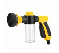 Pistola Irrigazione Giardino ad Alta Pressione con Getto Regolabile, Spray per Pulizia Auto Prato e Pavimenti Esterni - Pistola Acqua Universale per Tubo Giardino