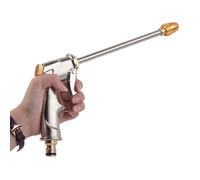 Pistola Irrigazione Giardino Pistola da Giardino in Metallo 4 Spruzzi Diversi Pistola Giardino Alta Pressione Professionale per Lavaggio auto, Doccia, Pulizia Marciapiede e Pet Balneazione
