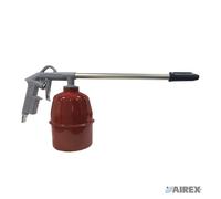 PISTOLA LAVAGGIO NAFTA ARIA COMPRESSA 1lt OLIO GASOLI ATTACCO RAPIDO AIREX