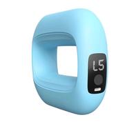 Pistola massaggiante, Hula Hoop, piastra vibrante, dimagrante pancia e gambe, cintura per bruciare i grassi, unisex (blu)