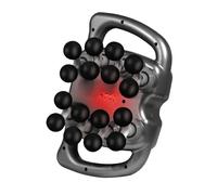 Pistola massaggiante per sollievo muscolare, 8-16 teste, 3 modalità e 30 velocità, massaggiatore elettrico portatile con ricarica di tipo C, per dolori alla schiena, gambe, corpo, massaggio muscolare