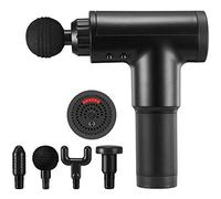 Pistola Massaggiante Professionale con 4 Testine e 6 Velocità - Massage Gun Elettrica Silenziosa per Terapia Muscolare, Relax e Recupero Sportivo - Massaggiatore Portatile