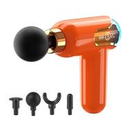 Pistola Massaggio Muscolare con Cavo di Ricarica USB Pistola Massaggiante 4 Testine Massaggianti 9 Velocità Portatile Massage Gun per il Massaggio Muscolare di Tutto il Corpo