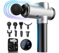 Pistola Massaggio Muscolare, Professionale con 99 Velocità e 8 Testine per Massa